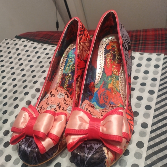 IRREGULAR CHOICE Ban Joe Pink/Floral size 41 (10.5-11) - Picture 1 of 13